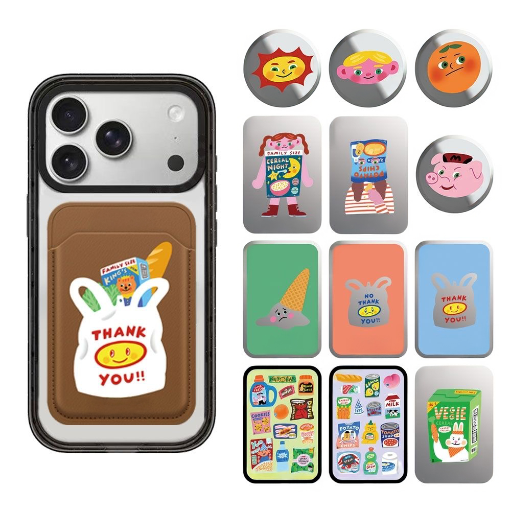 Phone Accessories Market - Mercado dos desenhos animados aperto do