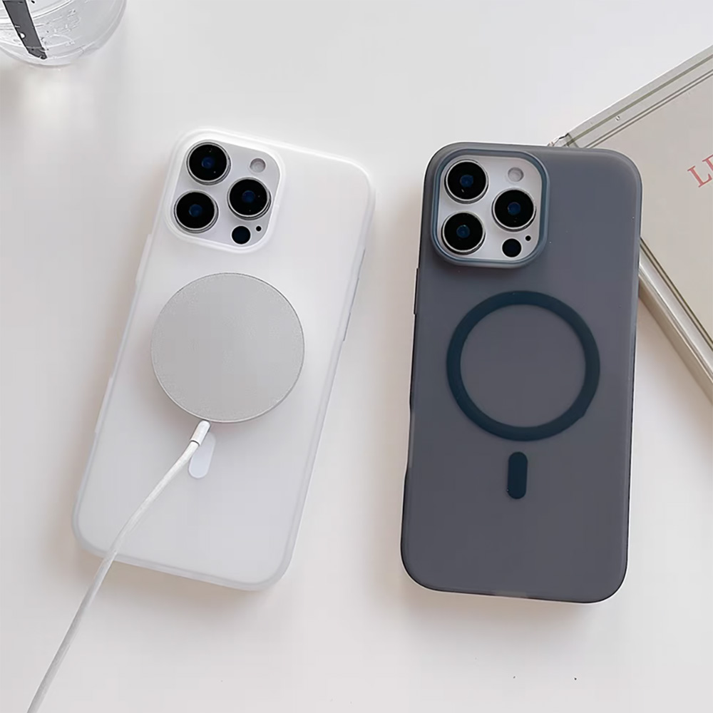 Phone Ring Holder - Capa de Silicone Transparente Magnética Antichoque