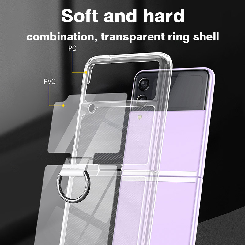 Phone Ring Holder - Capa transparente à prova de choque