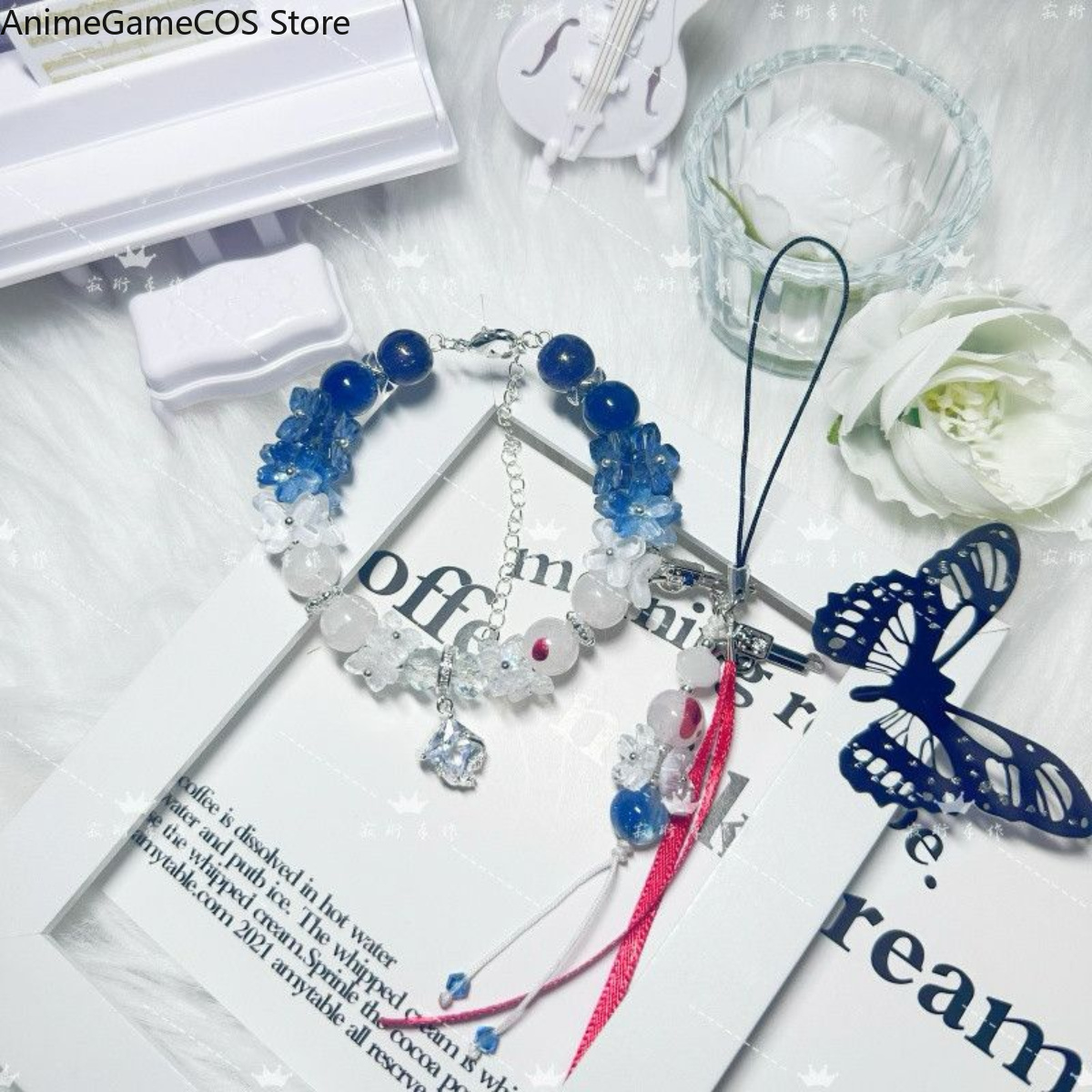 Phone Accessories Chain - Pulseira Artesanal Alyosha de Anime Genshin