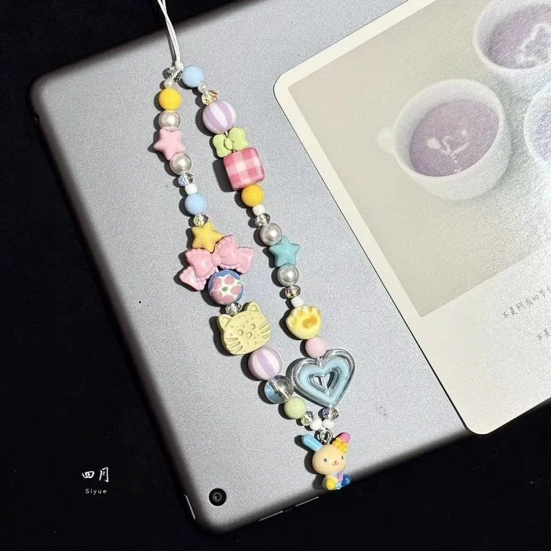 Phone Accessories Chain - Pingente de Telefone Colorido Usahana com