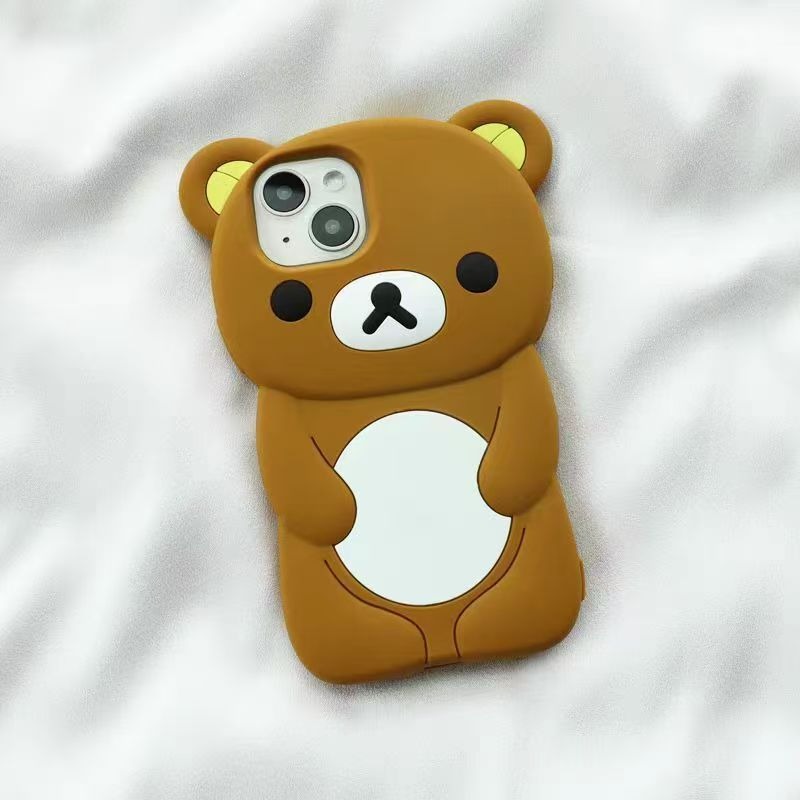 Phone Accessories Box Set - Capa de Silicone Rilakkuma para Celular,