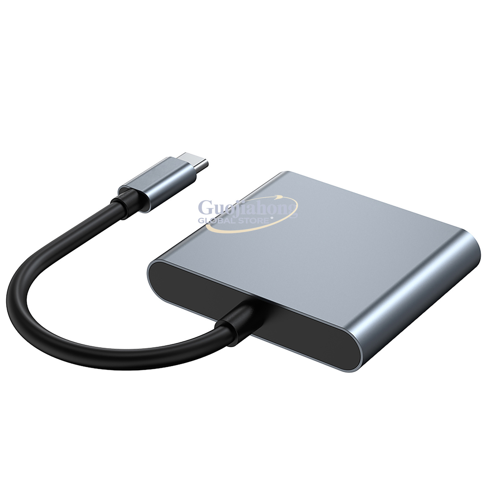 Usb C Hub - Hub USB-C Transfronteiriço 3 em 1