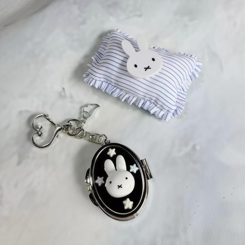 Phone Accessories Chain - Espelho de Maquiagem Kawaii Miffy, Espelho