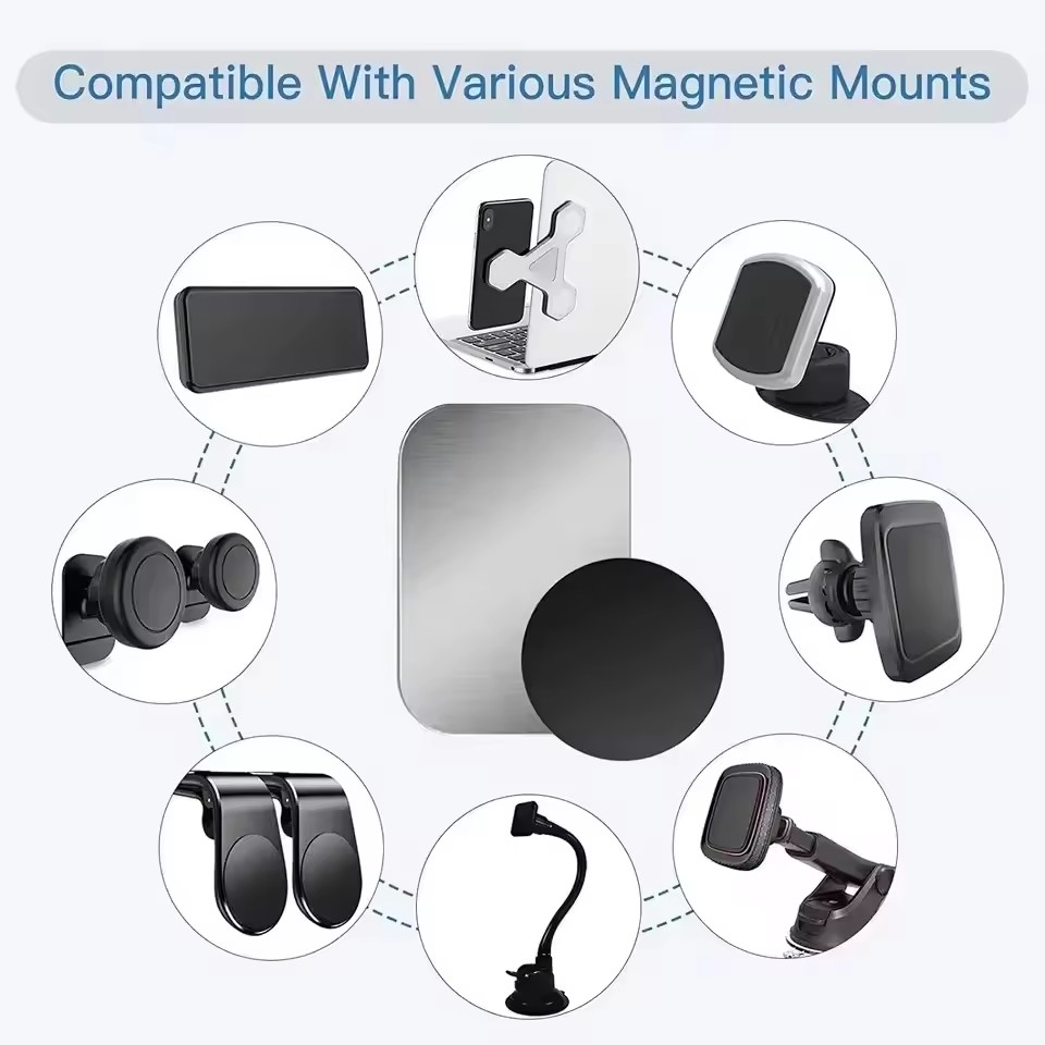 5/10 peças Placa Metálica Magn - Phone Accessories Stand avaliação e preço