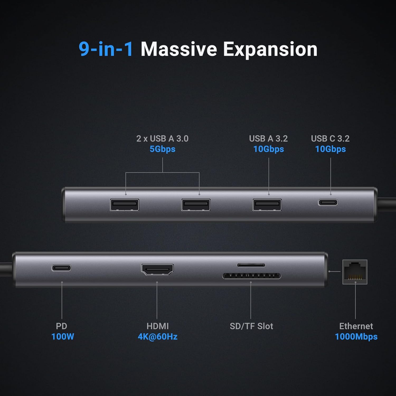 UGREEN Revodok Pro 109 USB C H - Usb C Hub avaliação e preço