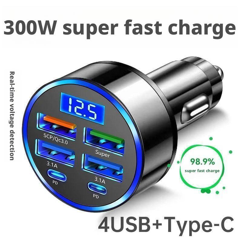 Carregador de carro 300W PD 6  - Usb C Hub avaliação e preço