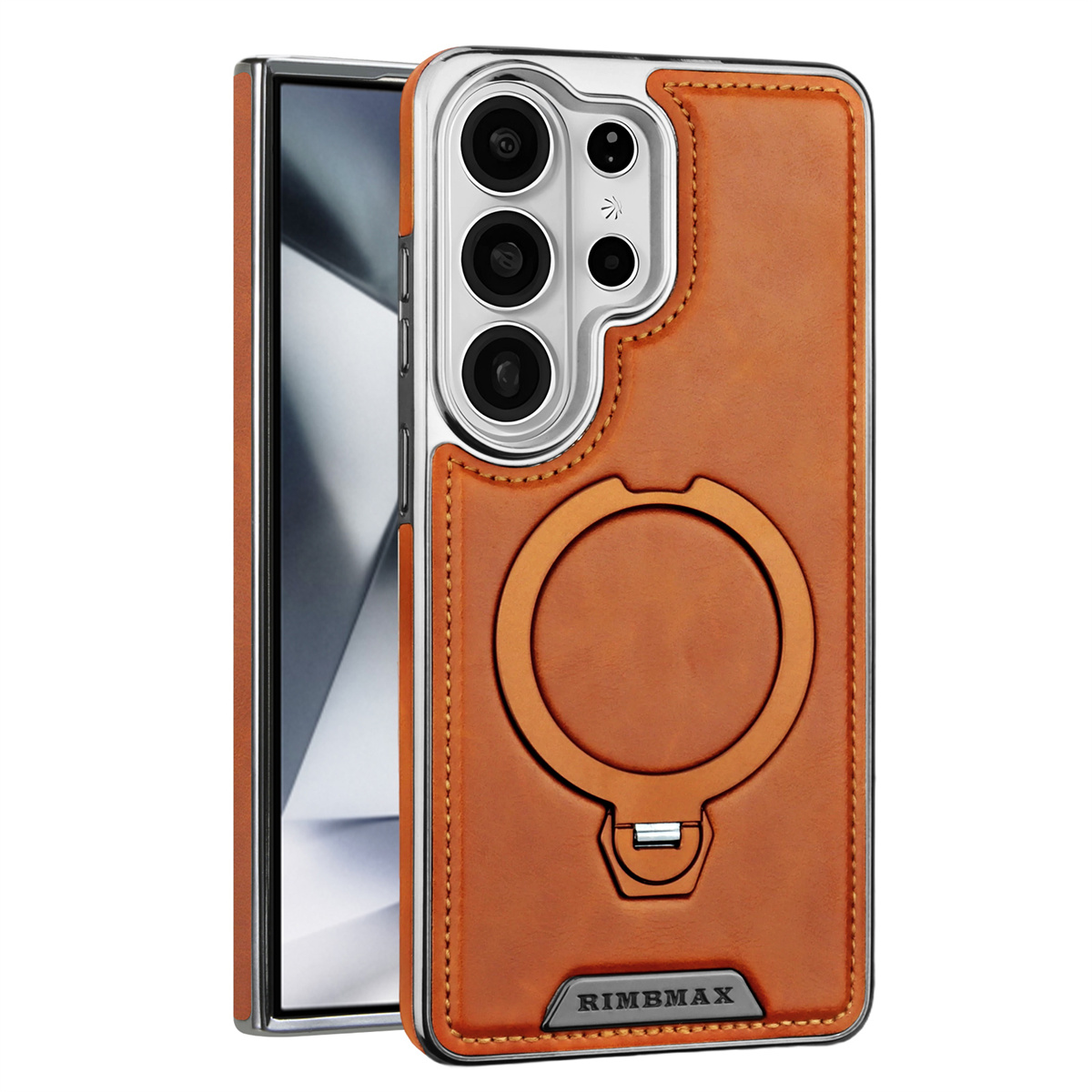 Capa de Telefone em Couro PU p - Phone Ring Holder avaliação e preço
