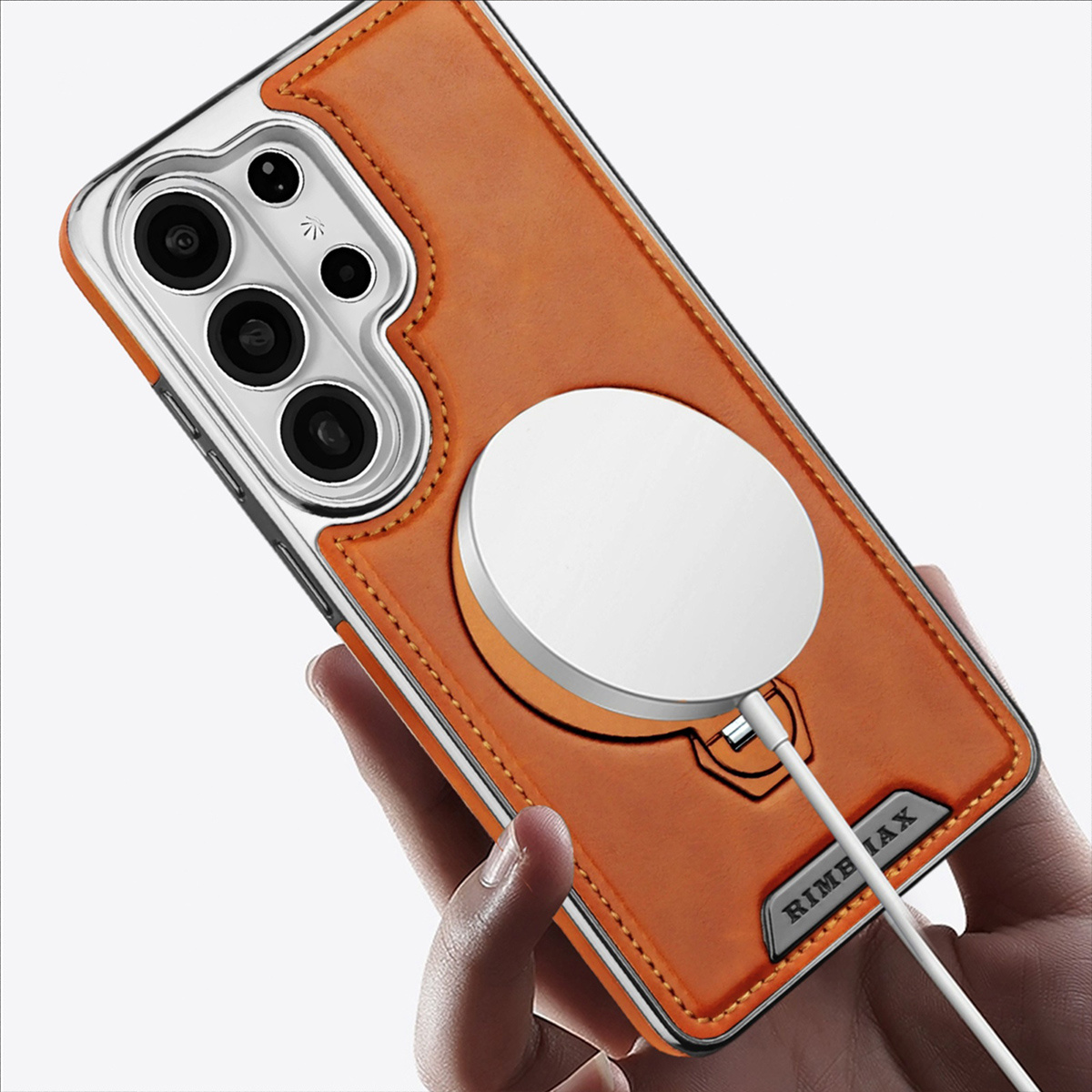 Capa de Telefone em Couro PU p - Phone Ring Holder avaliação e preço