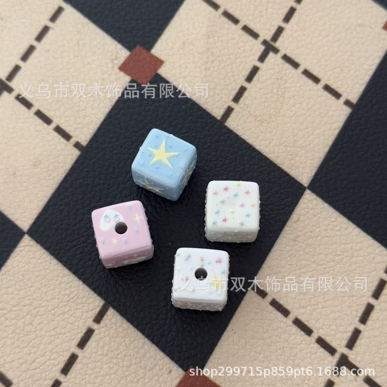 10 peças de contas quadradas d - Phone Accessories Chain avaliação e preço