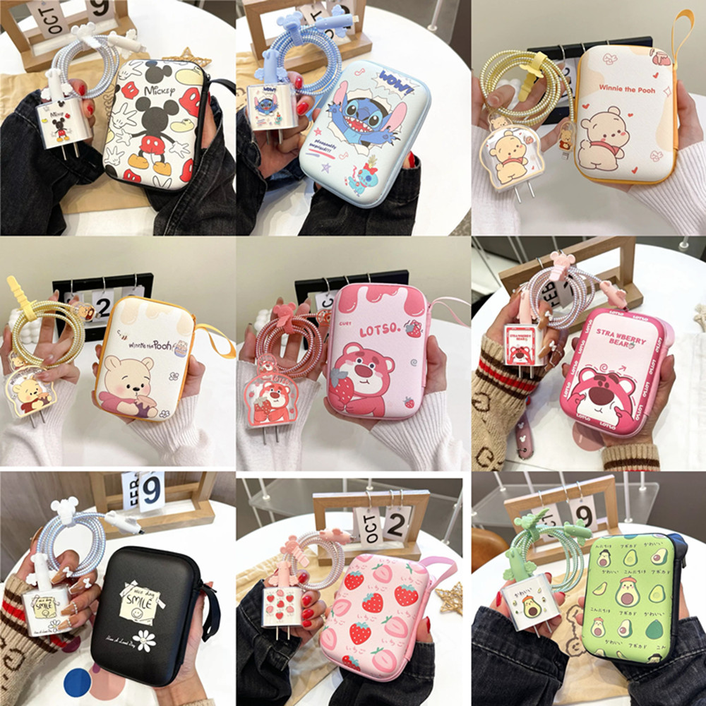 Protetor de cabo dos desenhos  - Phone Accessories Box Set avaliação e preço