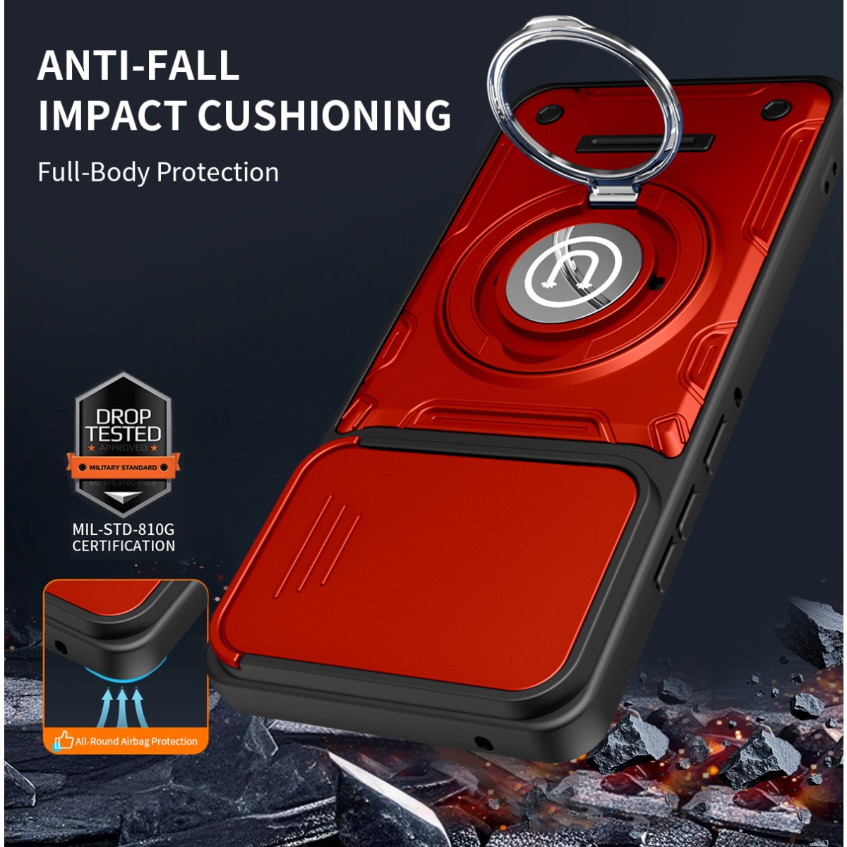 Capa de Telefone com Suporte d - Phone Ring Holder avaliação e preço