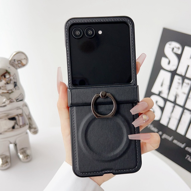 Capa de Couro com Suporte Magn - Phone Ring Holder avaliação e preço