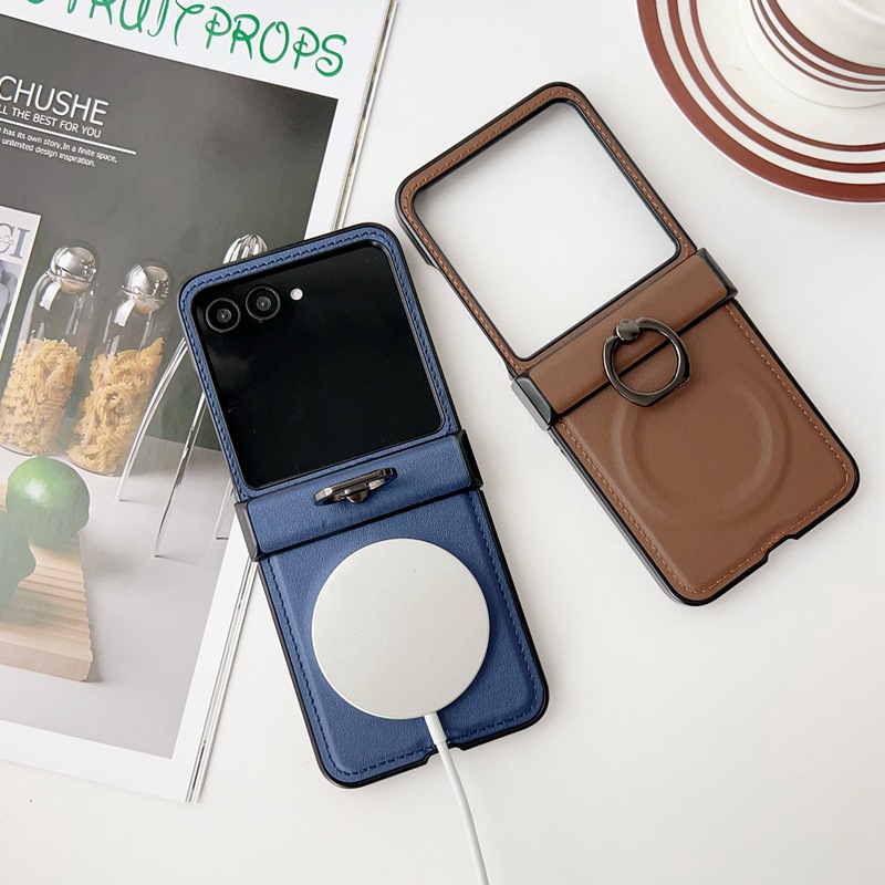 Capa de Couro com Suporte Magn - Phone Ring Holder avaliação e preço
