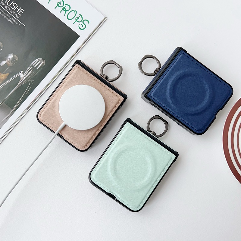Capa de Couro com Suporte Magn - Phone Ring Holder avaliação e preço