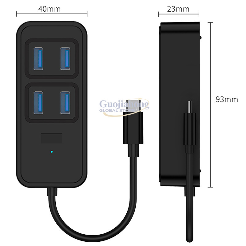 Hub USB 3.0 transfronteiriço,  - Usb C Hub avaliação e preço