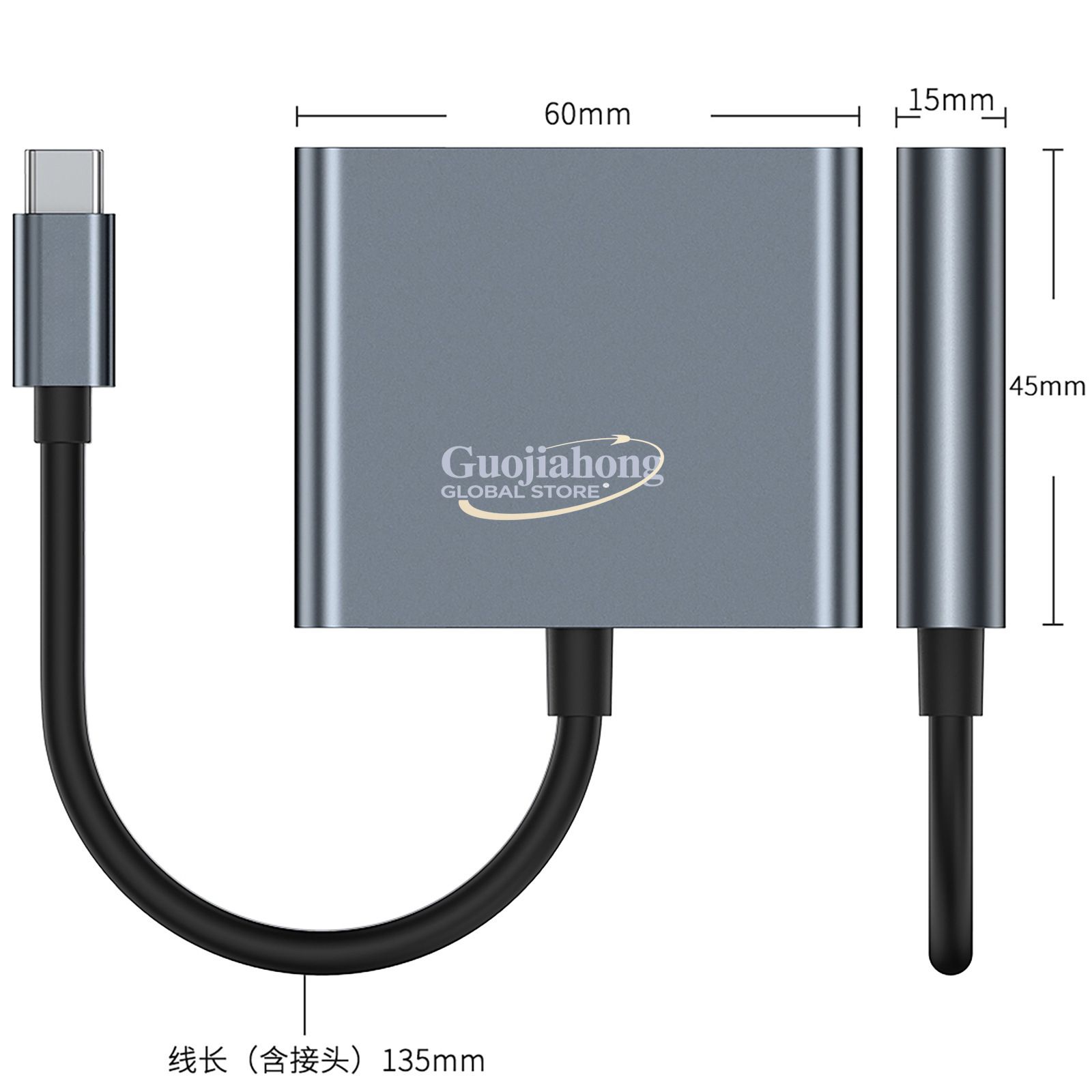 Hub USB-C Transfronteiriço 3 e - Usb C Hub avaliação e preço
